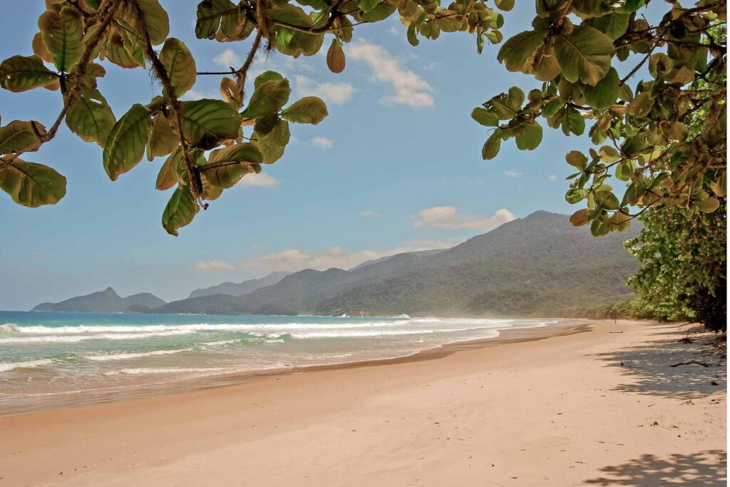 Imagem mostra a famosa Praia de Lopes Mendes em Ilha grande, Rio de janeiro